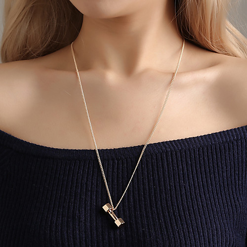 

Women's Pendant Necklace Necklace Friends European Romantic Casual / Sporty Sweet Chrome Black Gold Silver 62 cm Necklace Jewelry 1pc For Street Festival