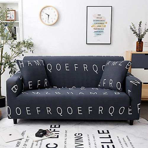 

2020 New Stylish Simplicity Print Sofa Cover Stretch Couch Slipcover Super Soft Fabric Retro Hot Sale Couch Cover (1 free pillowcase)