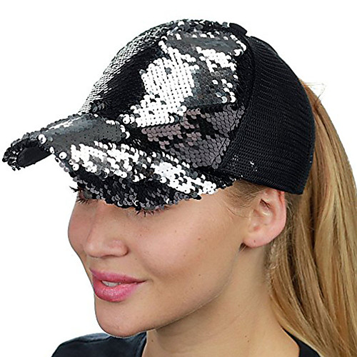 

Women's Active Basic Cute Cotton Baseball Cap-Color Block Solid Colored Spring Summer Black Blushing Pink Gold