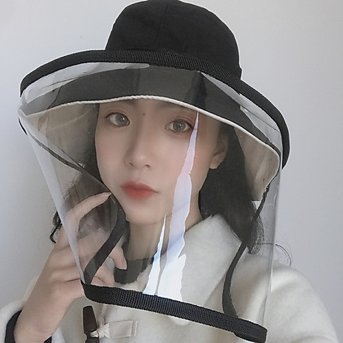 

Women's Full-face Protective Removable Sun Visor Fisherman Hat Anti-droplet Cap Anti Dust Waterproof Hats