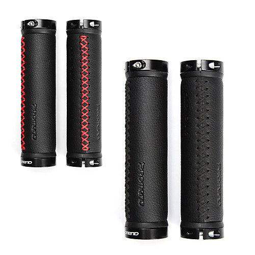 

WAKE Bike Handlerbar Grips Cycling Wearproof Lightweight Materials Comfortable For Mountain Bike MTB Folding Bike Recreational Cycling Cycling Bicycle Soft Leather Aluminum Alloy Black Black / Red