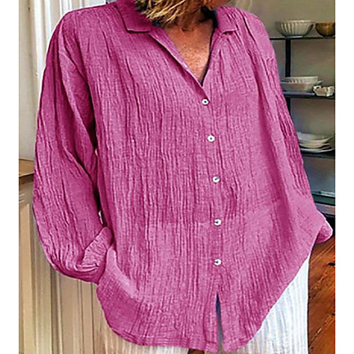 

Women's Daily Shirt - Solid Colored Black