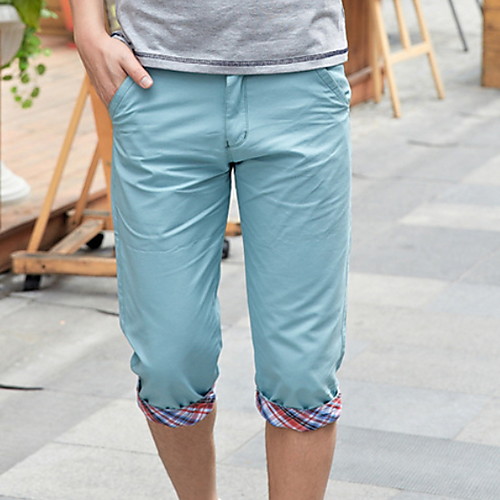

Bermuda Men's Basic Shorts Pants - Solid Colored Yellow Green Light Blue US32 / UK32 / EU40 US34 / UK34 / EU42 US36 / UK36 / EU44