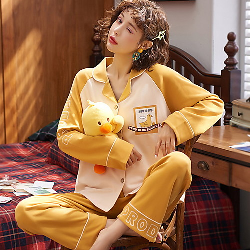 

Women's Suits Nightwear Yellow Blushing Pink M L XL