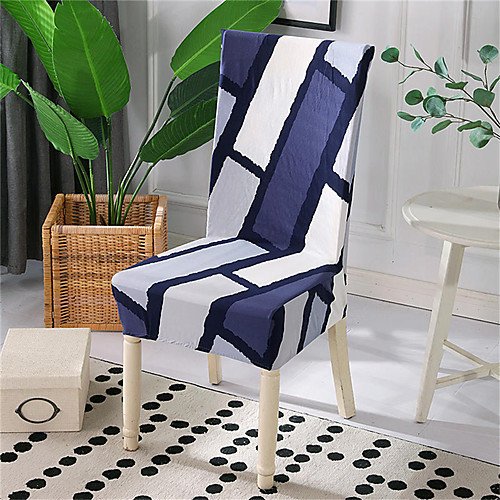 

Brick Print Very Soft Chair Cover Stretch Removable Washable Dining Room Chair Protector Slipcovers Home Decor Dining Room Seat Cover