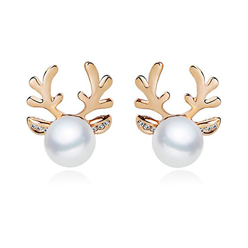

Women's Earrings Holiday Wedding Birthday Romantic Earrings Jewelry Gold / Silver For Holiday Date Street Birthday Party Festival 2-Piece