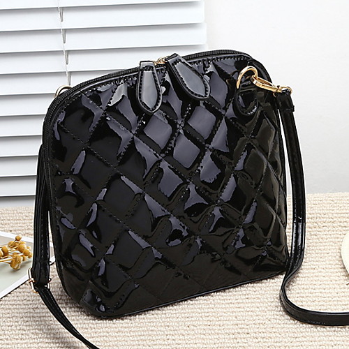 

Women's Zipper PU Crossbody Bag Solid Color Blushing Pink / Gold / Silver