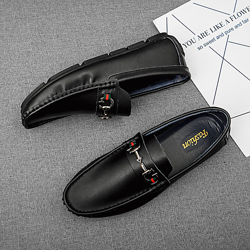 

Men's Suede Spring & Summer Casual Loafers & Slip-Ons Walking Shoes Breathable Black / Brown / Blue