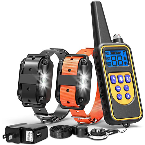 

Dogs Bark Collar Dog Training Collars Anti Bark Training Solid Colored Plastic & Metal ABS Black Orange Black / White Corgi Beagle Shiba Inu Pug Bichon Frise Pekingese