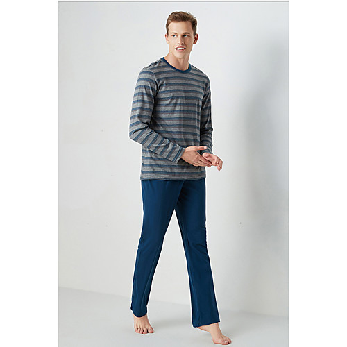 

Men's Suits Nightwear Blue M L XL