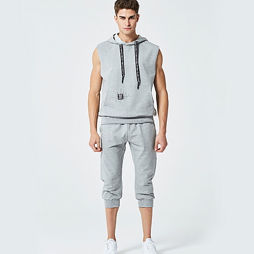 

Men's Basic Activewear Set - Solid Colored Green US32 / UK32 / EU40