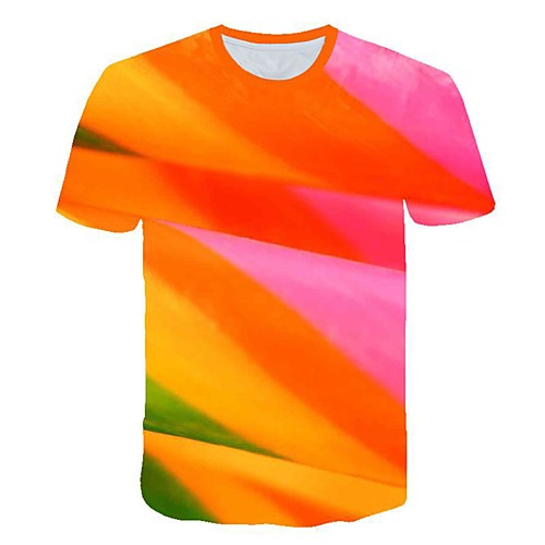

Men's Daily T-shirt - 3D Print Orange