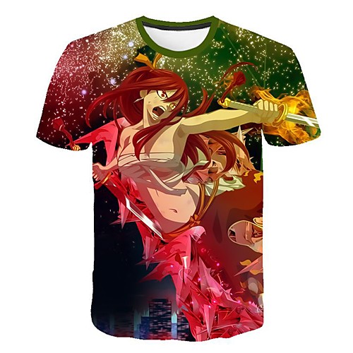 

Men's Daily T-shirt - 3D Rainbow