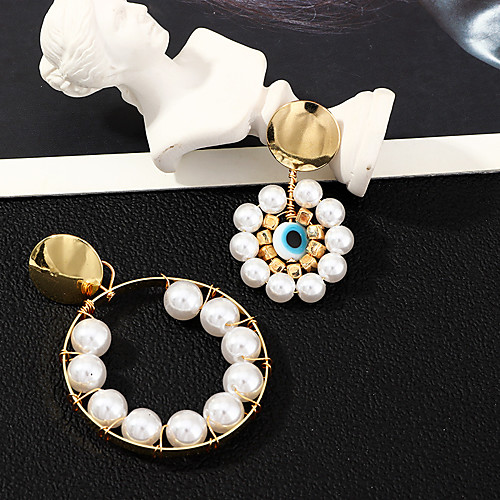 

Women's Drop Earrings Earrings Classic Eyes Simple Classic Trendy Fashion Elegant Imitation Pearl Earrings Jewelry Gold For Gift Date Vacation Street Festival 1 Pair