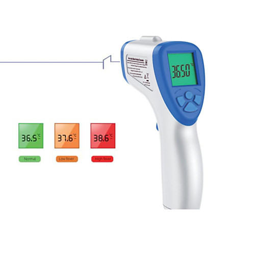 

GQ129 Infrared Non-contact Thermometer Digital Temperature Measurement Meter LCD IR Infrared Handheld Thermometer Forehead Body Thermometer for Baby Adult