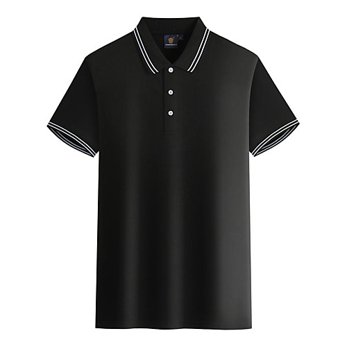 

Men's Daily Work Business / Basic Polo - Solid Colored Yellow