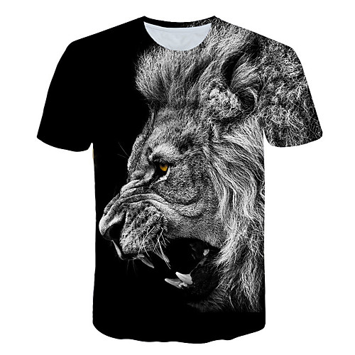 

Men's Daily T-shirt - 3D Print Black