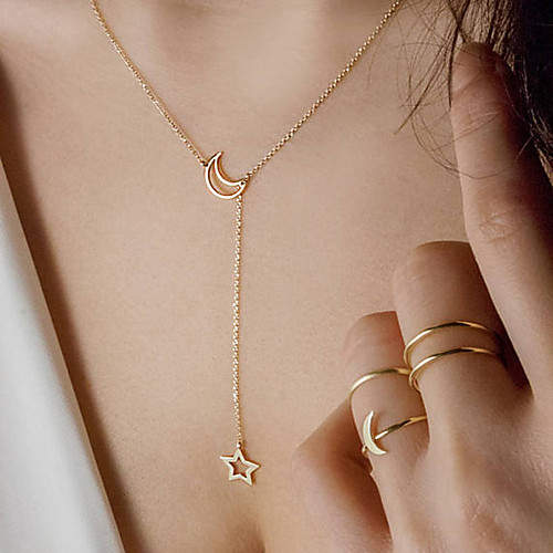 

Women's Necklace Friends European Romantic Casual / Sporty Sweet Chrome Gold Silver 30 cm Necklace Jewelry 1pc For Street Festival