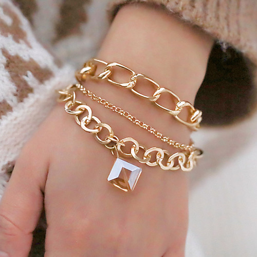 

Women's Wrap Bracelet Vintage Bracelet Bracelet Layered Lucky Classic Trendy Fashion Cute Elegant Alloy Bracelet Jewelry Gold For Gift Date Birthday Beach Festival
