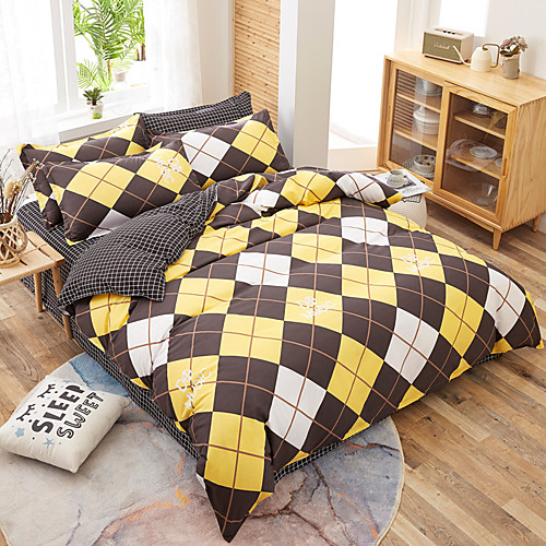 

Simple Bedding Set With Pillowcase Duvet Cover Sets Bed Linen Sheet Single Double Queen King Size Quilt Covers Bedclothes