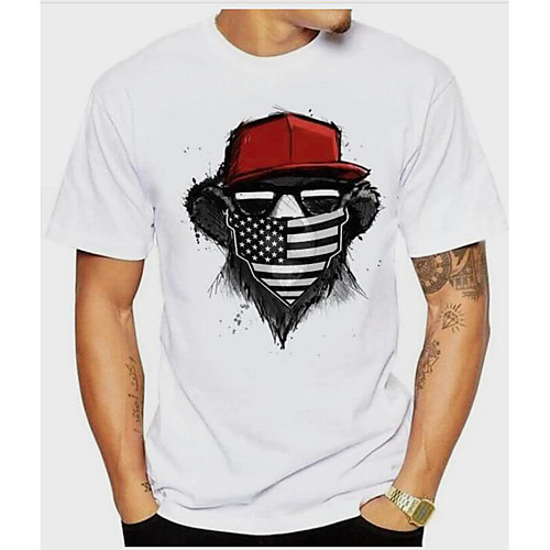 

Men's Daily T-shirt - Portrait White Keep Calm and Carry on