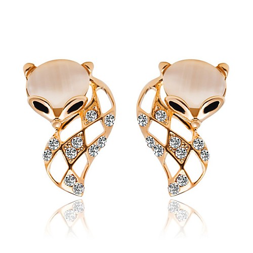 

Women's Earrings Holiday Wedding Birthday Romantic Earrings Jewelry Gold / Silver For Date Street Festival 1 Pair