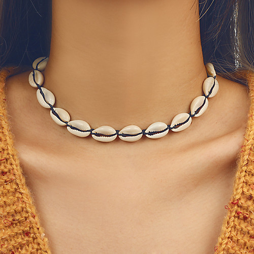 

Women's Necklace Friends European Romantic Casual / Sporty Sweet Chrome White 38 cm Necklace Jewelry 1pc For Street Festival