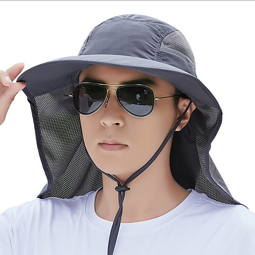

Mens Quick Dry Neck Cover Sun protection Fishing Bucket Hat