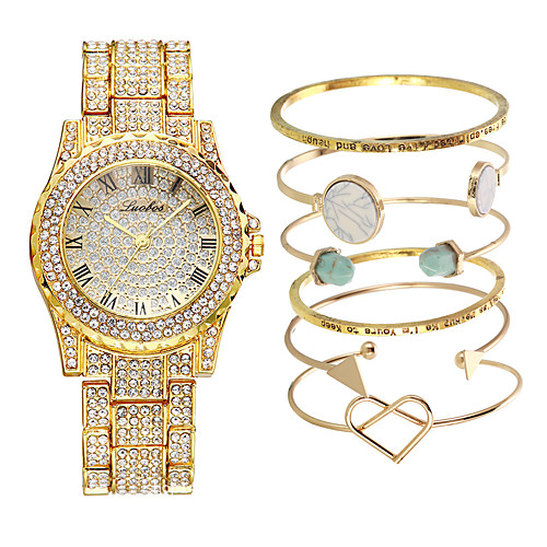 

Women's Steel Band Watches Luxury New Arrival Silver Gold Rose Gold Stainless Steel Chinese Quartz Rose Gold Gold Silver Cute New Design Casual Watch 1 set Analog One Year Battery Life