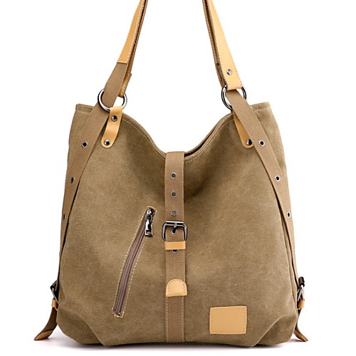 

Women's Zipper PU Top Handle Bag Solid Color Khaki / Blue / Brown