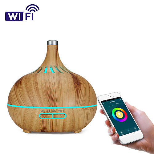 

Essential Oil Diffuser, Brilex 400ml Aromatherapy Smart Ultrasonic Humidifier APP Control Works with Alexa & Google Home with Timer 7 LED Lights Adjustable Mist