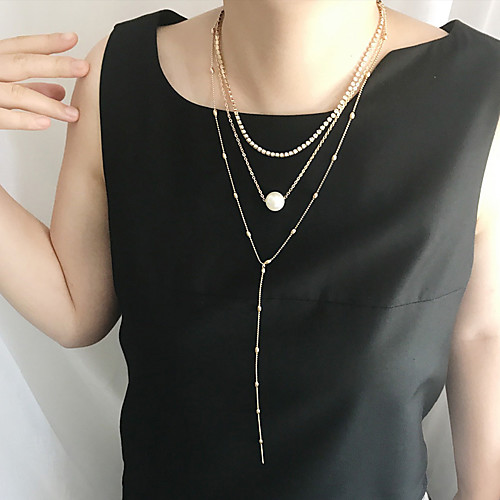 

Women's Pendant Necklace Necklace Friends European Romantic Casual / Sporty Sweet Chrome Gold 35 cm Necklace Jewelry 1pc For Street Festival