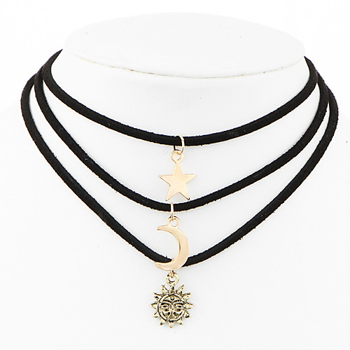 

Women's Choker Necklace Necklace Friends European Romantic Casual / Sporty Sweet Chrome Gold 30 cm Necklace Jewelry 1pc For Street Festival