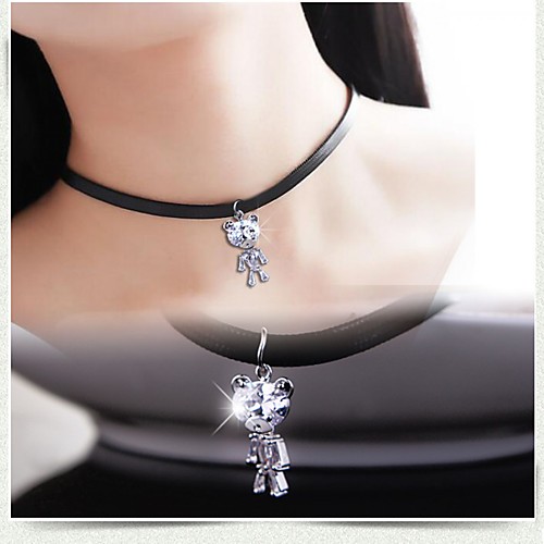 

Women's Necklace Friends European Romantic Casual / Sporty Sweet Chrome Black 40 cm Necklace Jewelry 1pc For Street Festival