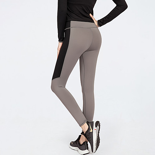 

Women's Sporty / Basic Legging - Solid Colored High Waist Black Gray S M L