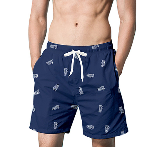 

Men's Swim Shorts Swim Trunks Bottoms Breathable Quick Dry Swimming Beach Water Sports 3D Print Summer / Micro-elastic