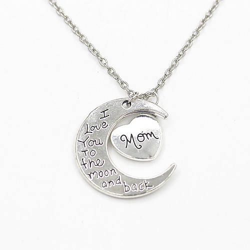 

Women's Pendant Necklace Necklace Friends European Romantic Casual / Sporty Sweet Chrome 50 cm Necklace Jewelry 1pc For Street Festival
