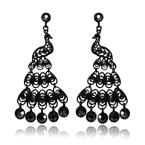 

Earrings Holiday Wedding Birthday Romantic Earrings Jewelry Black For Date Street Festival 1 Pair
