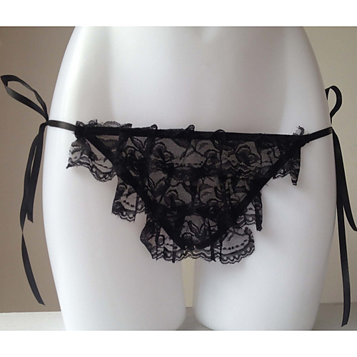 

Women's Lace G-strings & Thongs Panties Low Waist Purple Blushing Pink Red One-Size
