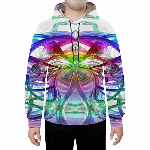 

Men's Basic Hoodie - 3D Rainbow US32 / UK32 / EU40