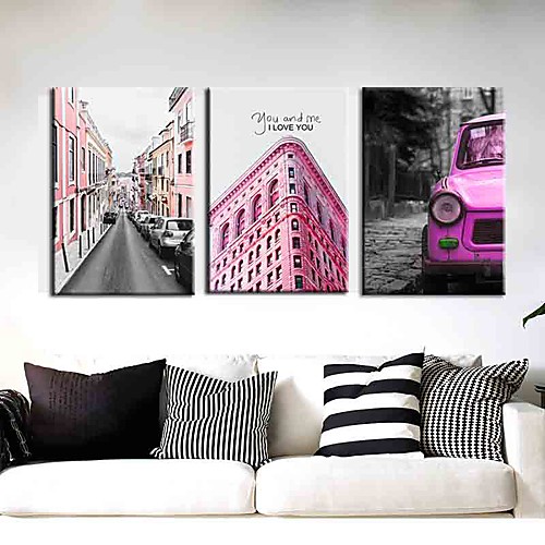 

Printing Decorative Painting Oil Painting Home Decorative Wall Art Picture Paint on Canvas Prints 40x60cmx3 Architecture Travel