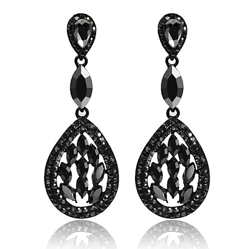 

Women's Earrings Holiday Wedding Birthday Romantic Earrings Jewelry Black For Date Street Festival 1 Pair