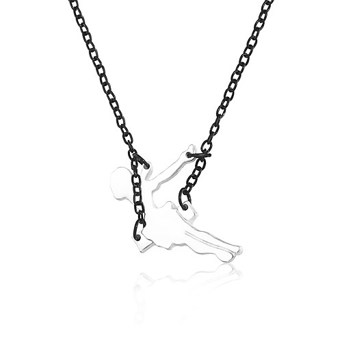 

Women's Necklace Friends European Romantic Casual / Sporty Sweet Chrome Black 46 cm Necklace Jewelry 1pc For Street Festival