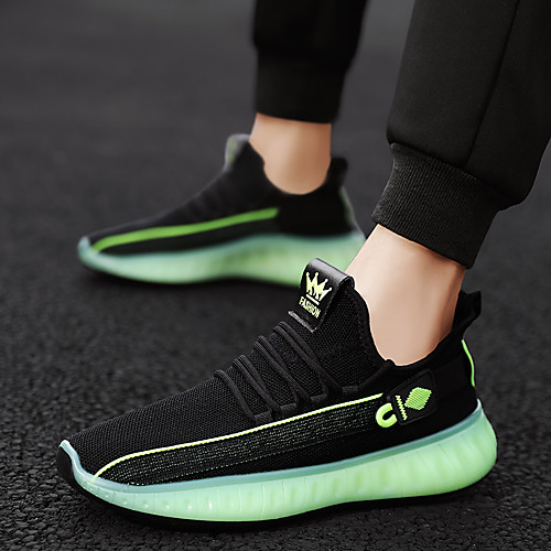

Men's Tissage Volant Spring & Summer Sporty / Casual Athletic Shoes Running Shoes / Walking Shoes Breathable Black / Red / Orange / Black / Black / Green