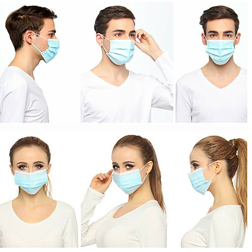 

50Pcs Disposable Protective Mouth Masks Earloops CE Certified Face Masks