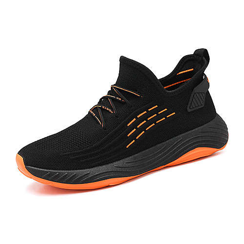 

Men's Tissage Volant Fall / Spring & Summer Sporty / Casual Athletic Shoes Running Shoes / Walking Shoes Breathable Color Block Black and White / Black / Red / Orange / Black