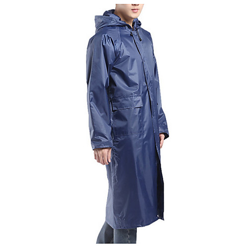 

Protective Clothing Anti Dust And Droplet Men's Daily Fall & Winter Long Coat, Solid Colored Hooded Long Sleeve Polyester Yellow / Blue / Royal Blue