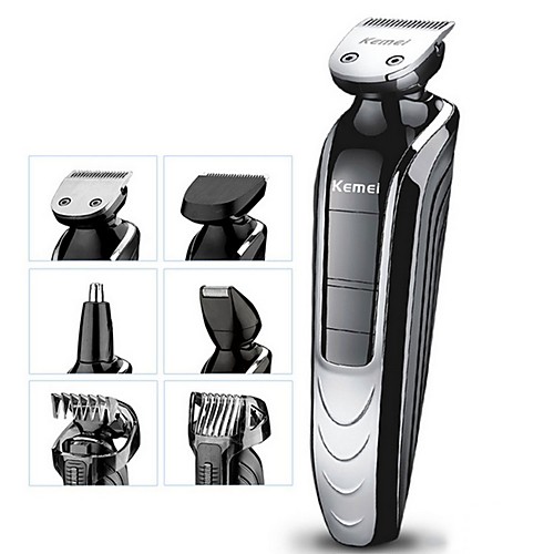 

6 in 1 Rechargeable Shaver Hair Trimmer Rechargeable Electric Nose Hair Clipper Professional Beard Razor Haircut Cutting Machine