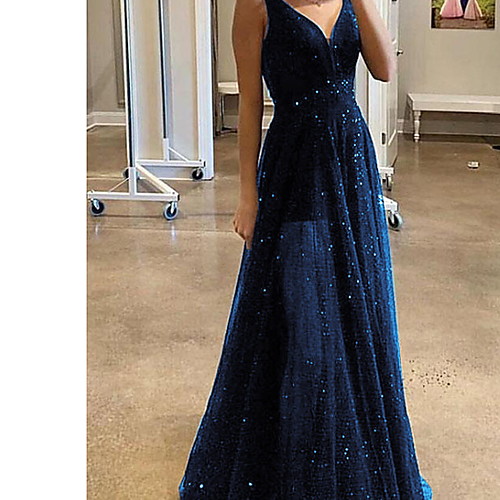 

Women's Maxi Wine Blue Dress Swing Solid Color Strap S M