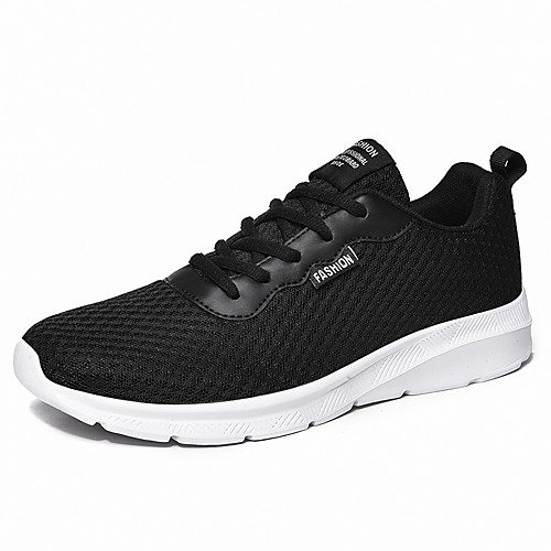 

Men's Tissage Volant Spring & Summer / Fall & Winter Casual Athletic Shoes Breathable Black and White / Light Grey / Black
